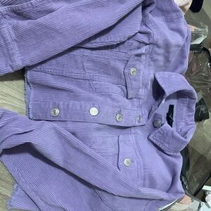 Purple Crop Top Jacket